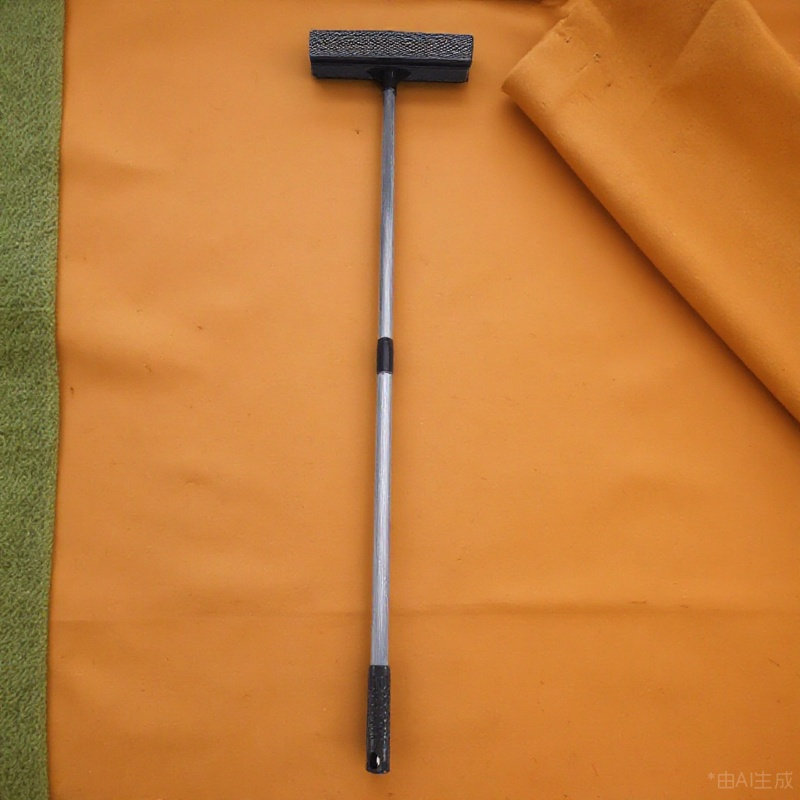 Glass Cleaner Streak - Lavavetri Telescopico con Spatola in Microfibra