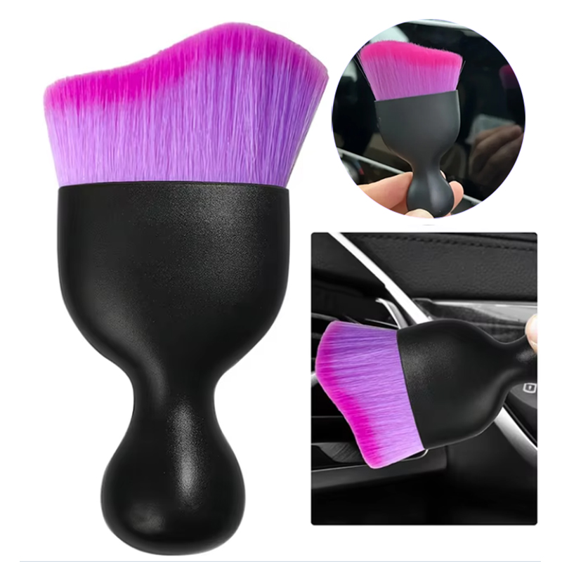 Interior Detailing Kit - Sfiato per auto Pulizia viola Spazzola