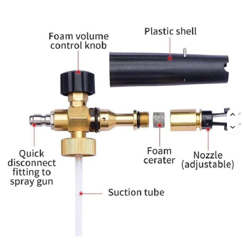 Lavatrice per auto Pistola per - Foam Cannon Car Wash recensione e prezzo